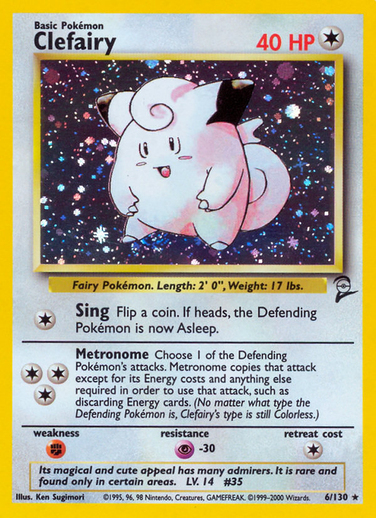 Clefairy - 006/130 - Base Set 2