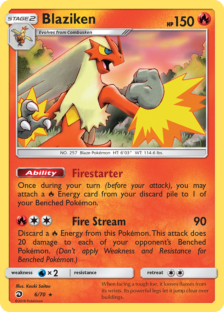 Blaziken - 06/70 - Dragon Majesty