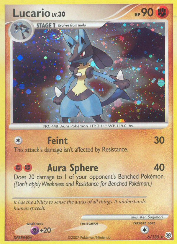 Lucario - 006/130 - Diamond & Pearl