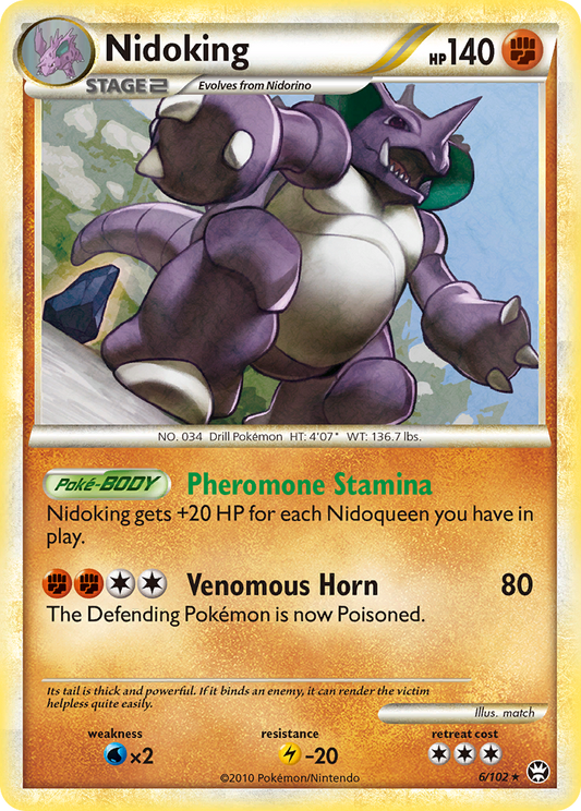 Nidoking - 006/102 - HS—Triumphant