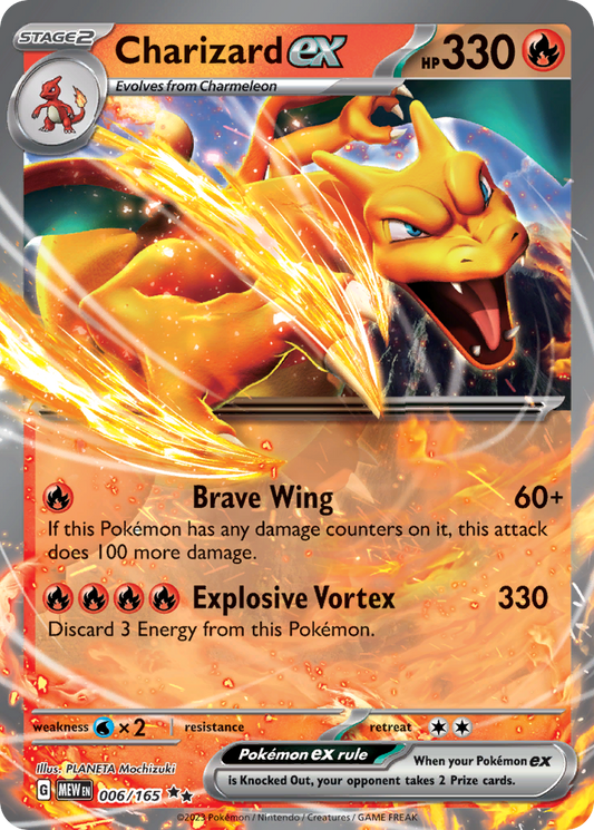 Charizard ex - 006/165 - 151