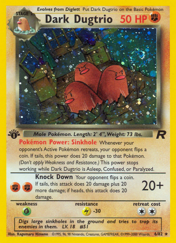 Dark Dugtrio - 06/82 - Team Rocket