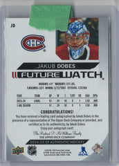 2024-25 Upper Deck SP Authentic Jakub Dobes Future Watch Auto 860/999