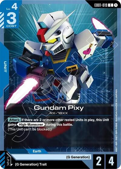 Gundam Pixy - EB01-019 - COMMON - Eternal Nexus