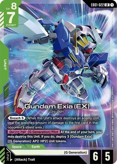 Gundam Exia (EX) - EB01-022 - LEGEND RARE - Eternal Nexus