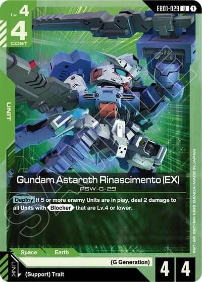 Gundam Astaroth Rinascimento (EX) - EB01-029 - UNCOMMON - Eternal Nexus
