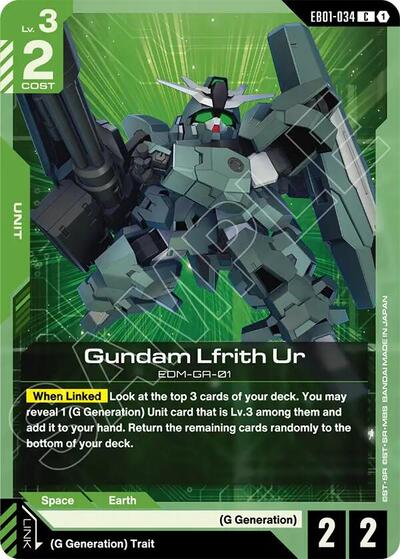 Gundam Lfrith Ur - EB01-034 - COMMON - Eternal Nexus