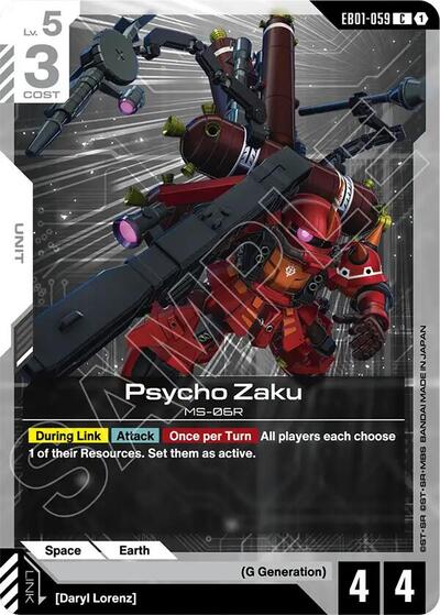 Psycho Zaku - EB01-059 - COMMON - Eternal Nexus