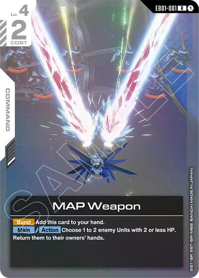MAP Weapon - EB01-081 - RARE - Eternal Nexus