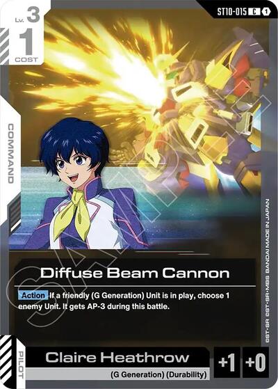 Diffuse Beam Cannon - ST10-015 - COMMON - Starter Deck 10: Generation Pulse