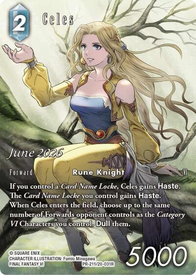 Celes - PR-211/20-031R - Rare - FF: Promo Cards