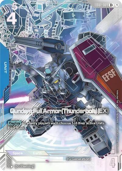 Gundam Full Armor (Thunderbolt) (EX) (U+) - EB01-009 - Full Art Uncommon - Eternal Nexus