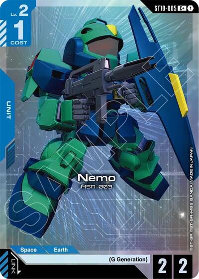 Nemo (C+) - ST10-005 - Full Art Common - Starter Deck 10: Generation Pulse