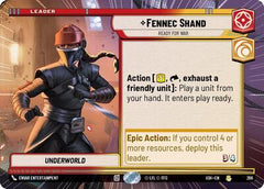 Fennec Shand - Ready for War - 266 - Rare (Hyperspace) - Ashes of the Empire