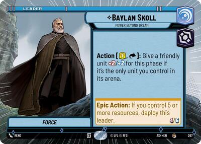 Baylan Skoll - Power Beyond Dream - 267 - Common (Hyperspace) - Ashes of the Empire