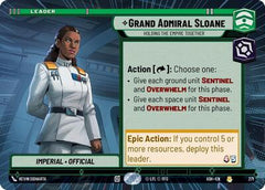 Grand Admiral Sloane - Holding the Empire Together - 271 - Rare (Hyperspace) - Ashes of the Empire