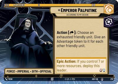 Emperor Palpatine - According to My Design - 279 - Special (Hyperspace) - Ashes of the Empire