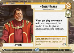 Greef Karga - Gracious Magistrate - 281 - Common (Hyperspace) - Ashes of the Empire