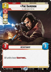 Poe Dameron - I'll Come Back For You - 304 - Rare (Hyperspace) - Ashes of the Empire