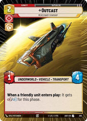 Outcast - Mercenary Starship - 305 - Uncommon (Hyperspace) - Ashes of the Empire