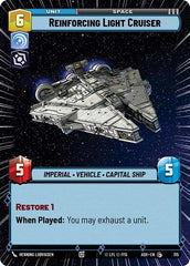 Reinforcing Light Cruiser - 315 - Common (Hyperspace) - Ashes of the Empire