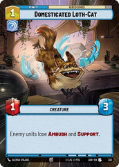 Domesticated Loth-Cat - 332 - Uncommon (Hyperspace) - Ashes of the Empire