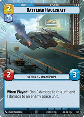 Battered Haulcraft - 335 - Common (Hyperspace) - Ashes of the Empire