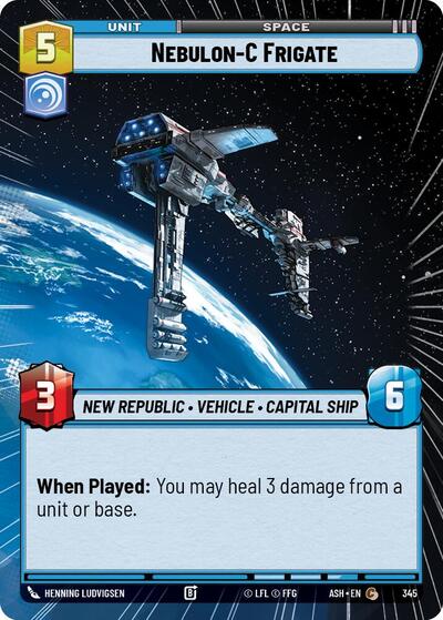 Nebulon-C Frigate - 345 - Common (Hyperspace) - Ashes of the Empire