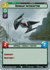 Remnant Interceptor - 359 - Common (Hyperspace) - Ashes of the Empire
