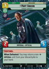 Moff Gideon - Remnant Commander - 361 - Uncommon (Hyperspace) - Ashes of the Empire