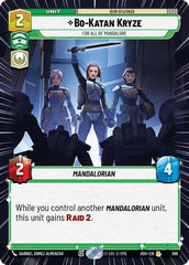 Bo-Katan Kryze - For All of Mandalore - 369 - Rare (Hyperspace) - Ashes of the Empire
