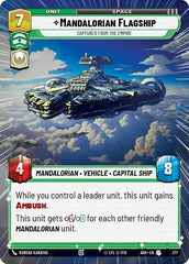 Mandalorian Flagship - Captured from the Empire - 377 - Uncommon (Hyperspace) - Ashes of the Empire