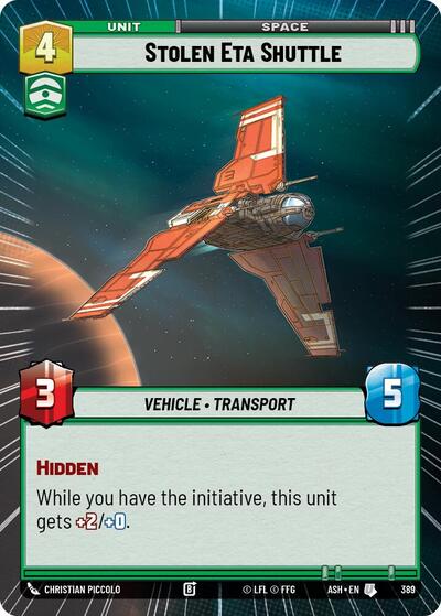 Stolen Eta Shuttle - 389 - Uncommon (Hyperspace) - Ashes of the Empire
