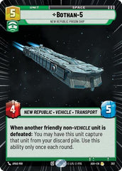 Bothan-5 - New Republic Prison Ship - 392 - Rare (Hyperspace) - Ashes of the Empire