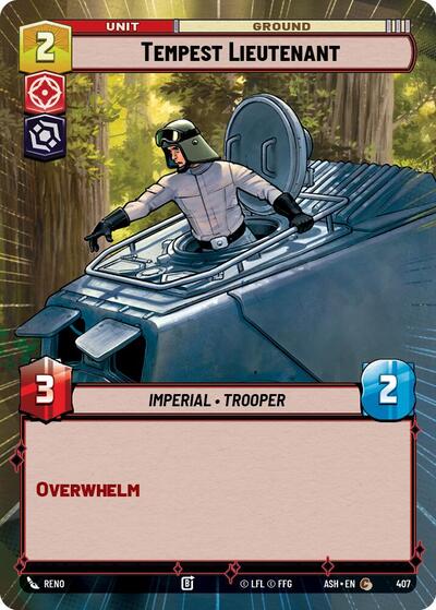 Tempest Lieutenant - 407 - Common (Hyperspace) - Ashes of the Empire