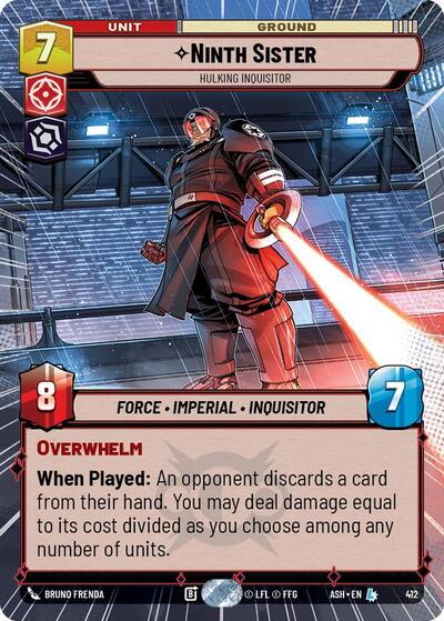 Ninth Sister - Hulking Inquisitor - 412 - Legendary (Hyperspace) - Ashes of the Empire