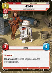 R5-D4 - Built for Adventure - 420 - Uncommon (Hyperspace) - Ashes of the Empire