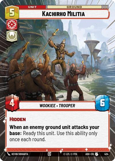 Kachirho Militia - 424 - Uncommon (Hyperspace) - Ashes of the Empire
