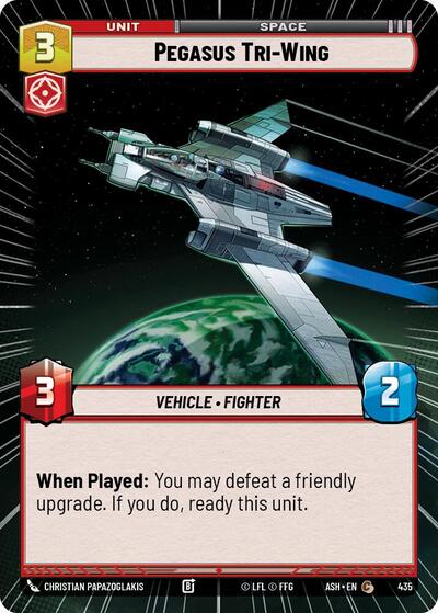 Pegasus Tri-Wing - 435 - Common (Hyperspace) - Ashes of the Empire