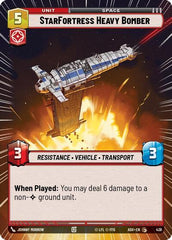 StarFortress Heavy Bomber - 438 - Common (Hyperspace) - Ashes of the Empire