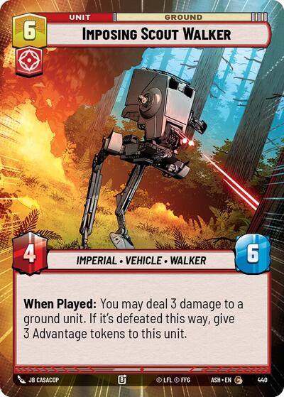 Imposing Scout Walker - 440 - Common (Hyperspace) - Ashes of the Empire
