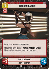 Bokken Saber - 444 - Uncommon (Hyperspace) - Ashes of the Empire