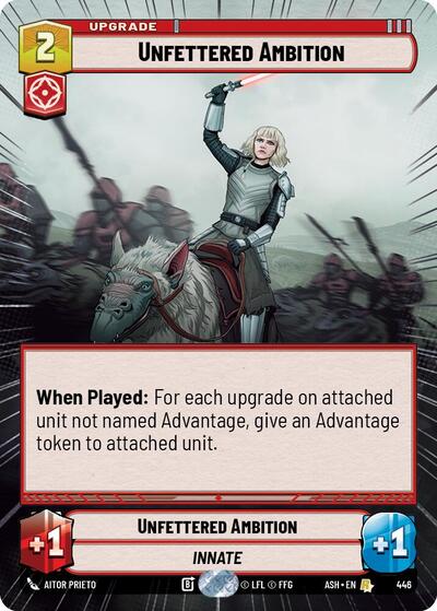 Unfettered Ambition - 446 - Rare (Hyperspace) - Ashes of the Empire