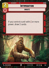 Intimidation - 449 - Common (Hyperspace) - Ashes of the Empire