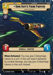 Shin Hati's Fiend Fighter - Compact and Agile - 455 - Uncommon (Hyperspace) - Ashes of the Empire