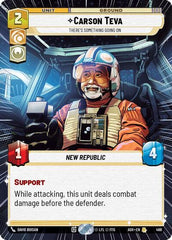 Carson Teva - There's Something Going On - 466 - Rare (Hyperspace) - Ashes of the Empire