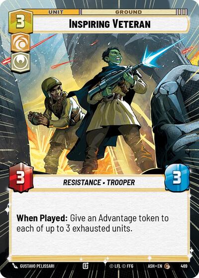 Inspiring Veteran - 469 - Common (Hyperspace) - Ashes of the Empire