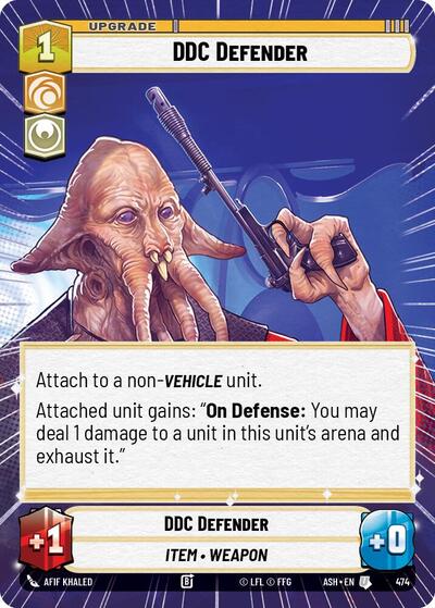 DDC Defender - 474 - Uncommon (Hyperspace) - Ashes of the Empire