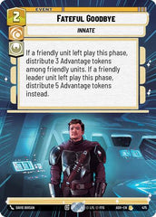 Fateful Goodbye - 475 - Rare (Hyperspace) - Ashes of the Empire
