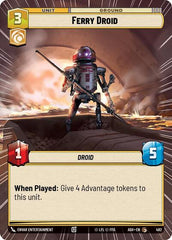 Ferry Droid - 482 - Common (Hyperspace) - Ashes of the Empire